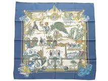 エルメス スカーフ 　カレ90 Balade Oceane　1999年 エルメス スカーフ カレ90 Balade Oceane 1999年 エルメス