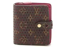 ルイヴィトン モノグラム コンパクト 財布 Wホック 男 女 415 Louis Vuitton ルイヴィトン モノグラム コンパクト 財布 W