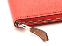 HERMES　エルメス　アザップシルクインロング 　ルージュトマト/SV　C刻印2018年製【431】2148103893117