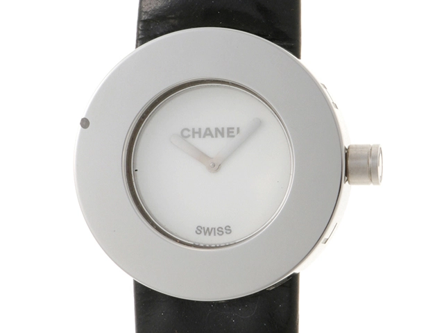 CHANEL シャネル 腕時計 ラロンド H0580 クォーツ ホワイト文字盤  