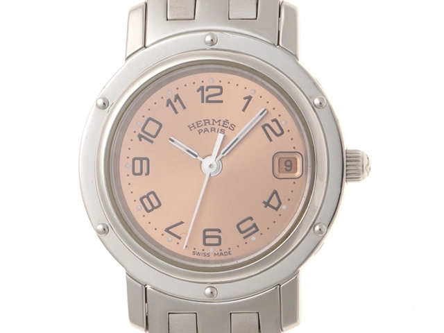 HERMES クリッパーCL4.210シルバーピンク お値下げ不可8.31迄出品 HERMES】- 仕上済 - ヴィンテージ エルメス クリッパー CL4.210