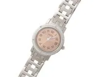 ☆美品☆エルメス HERMES クリッパー CL4.210 ピンク 文字盤 HERMES】- 仕上済 - ヴィンテージ エルメス クリッパー CL4.210