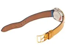 HERMES エルメス 時計 アルソー クォーツ ホワイト GP/革