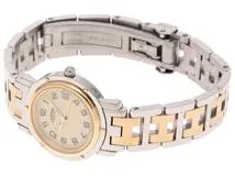 HERMES Clipper Two-tone Watch CL4.220 Women 