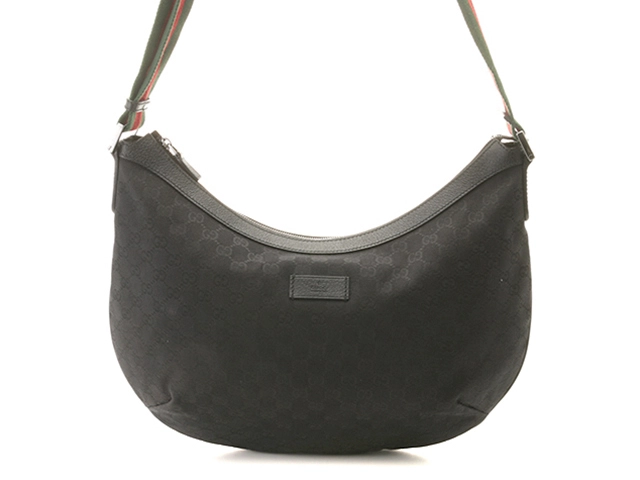 GUCCI グッチ GGキャンバス レザー ブラック ショルダーバッグ 楽天市場】【バッグ】GUCCI グッチ GGキャンバス ショルダー