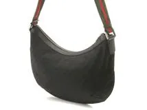 GUCCI グッチ シェリーライン GGショルダーバッグ ブラック