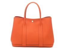 HERMES　エルメス　ガーデンパーティＰＭ フー/ＳＶ　□Q刻印2013年　2148103896149【437】
