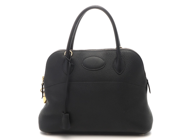 D刻印 HERMES エルメス ボリード31 ブラック/GP トリヨン