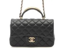 CHANEL シャネル マトラッセ トップハンドルミニフラップ2wayバッグ