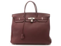 HERMES エルメス ハンドバッグ バーキン40 ルージュアッシュ/シルバー金具 トゴ 内縫い Z刻印(2021年頃) SPオーダー【472】YY