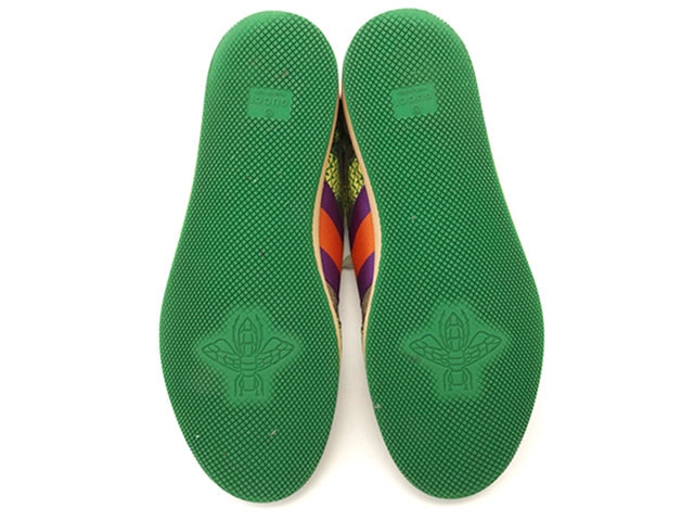 GUCCI　グッチ　スクリーナースニーカー　メンズ　6ハーフ　マルチカラー　PVC/レザー　2148103896576　【432】