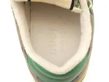 GUCCI　グッチ　スクリーナースニーカー　メンズ　6ハーフ　マルチカラー　PVC/レザー　2148103896576　【432】