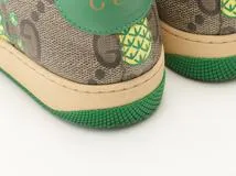 GUCCI　グッチ　スクリーナースニーカー　メンズ　6ハーフ　マルチカラー　PVC/レザー　2148103896576　【432】