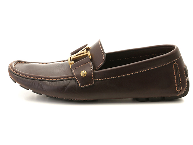 LOUIS VUITTON ルイヴィトン モンテカルロモカシン メンズ6 ダーク