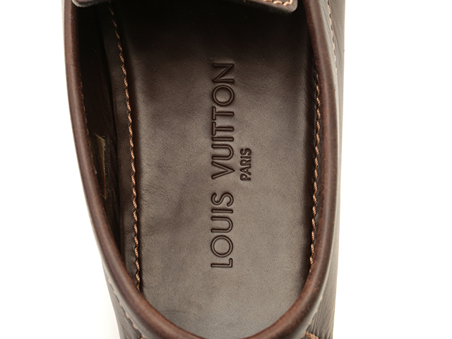 LOUIS VUITTON ルイヴィトン モンテカルロモカシン メンズ6 ダーク