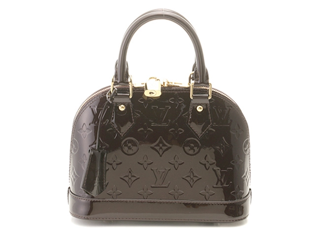 LOUIS VUITTON Alma BB Vernis Amaranth 2148103897030 [208] の