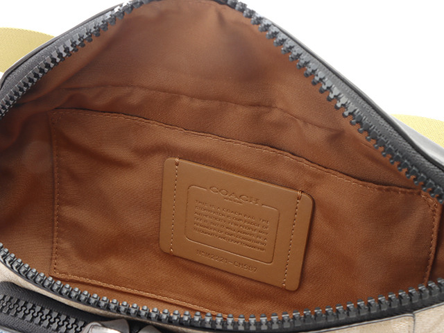 COACH コーチ シグネチャー ウエストバッグ ベージュ ブルー ブラック  