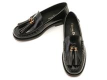 DIOR　ディオール　Dアカデミーローファー　レディース36ハーフ　ブラック　レザー　KDB819ACA900365　2148103897399　【432】