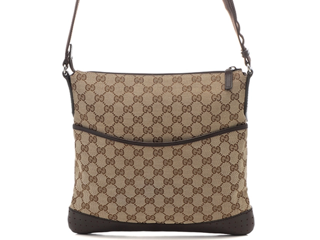 美品✨ GUCCI グッチ ターンロック レザー ワンショルダー ブラウン 鞄 GUCCI グッチ GG ワンショルダー ダークブラウン ベージュ