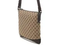 GUCCI グッチ GG ワンショルダー ダークブラウン ベージュ