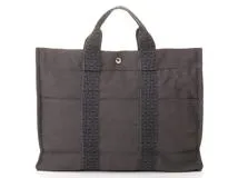 美品 HERMES エルメス エールラインMM キャンバス トートバッグ HERMES エルメス エールラインTGM トートバッグ キャンバス