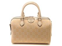 GUCCI グッチ 2wayショルダー オフィディアスモールトップハンドルバック ベージュ キャンバス/レザー 772061【472】YY