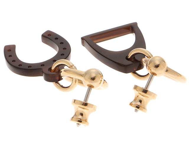 HERMES エルメス アミュレット・エスケトルピアス バッファロー