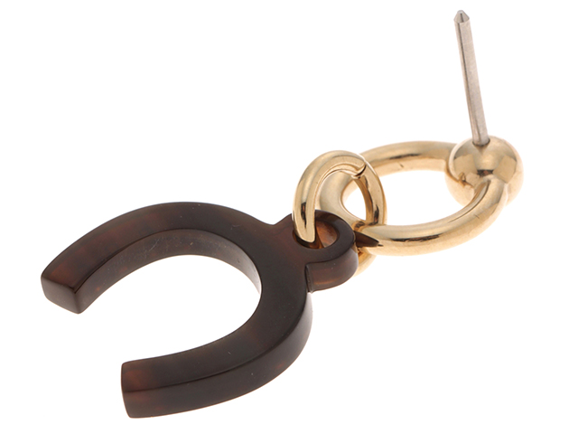 HERMES エルメス アミュレット・エスケトルピアス バッファローホーン