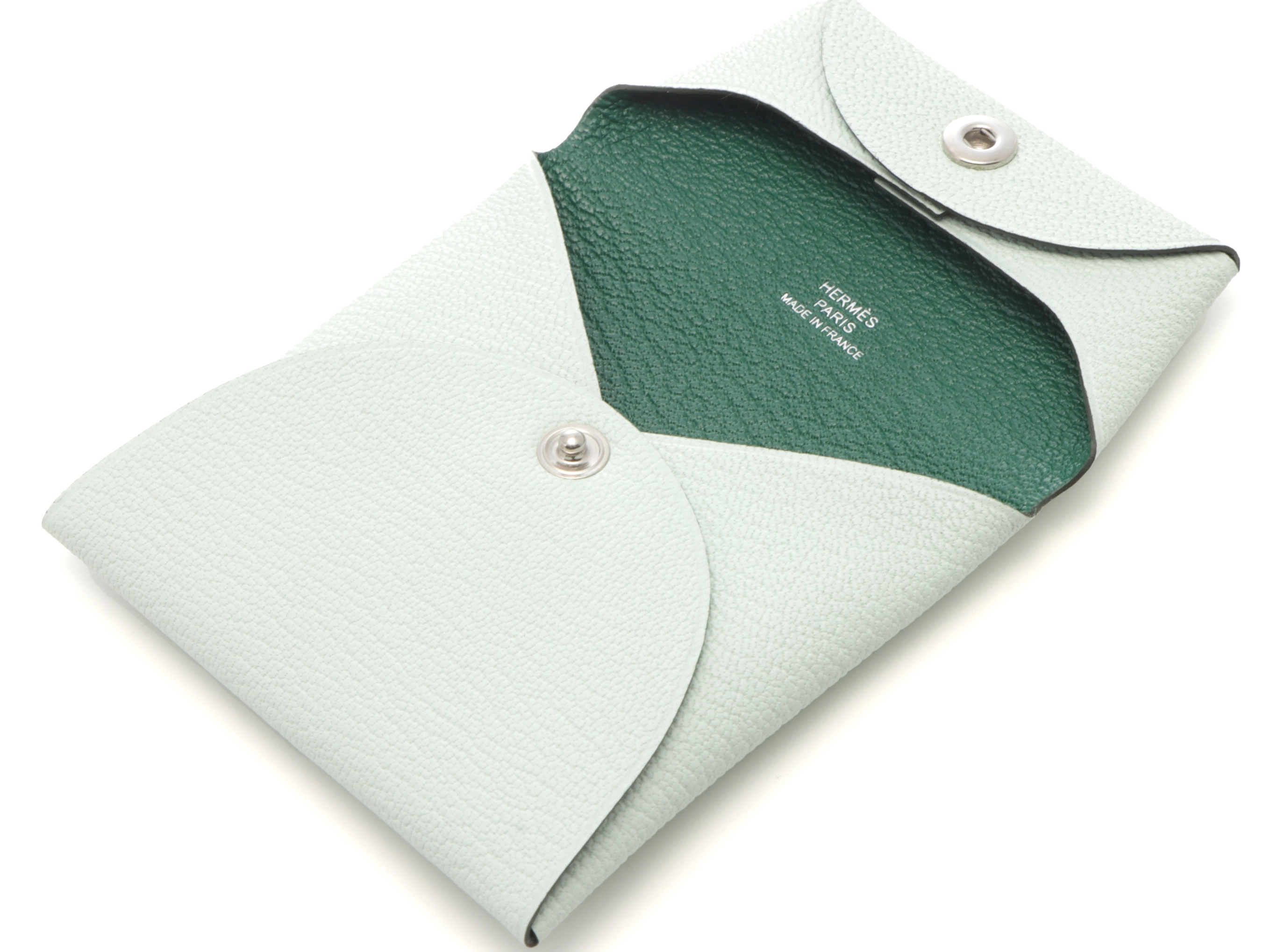 バHERMES エルメス バスティア ヴェルソ ヴェールペパーミント ヴェールモワイヤン SV W(2024年頃製造) 【431】2148103898310