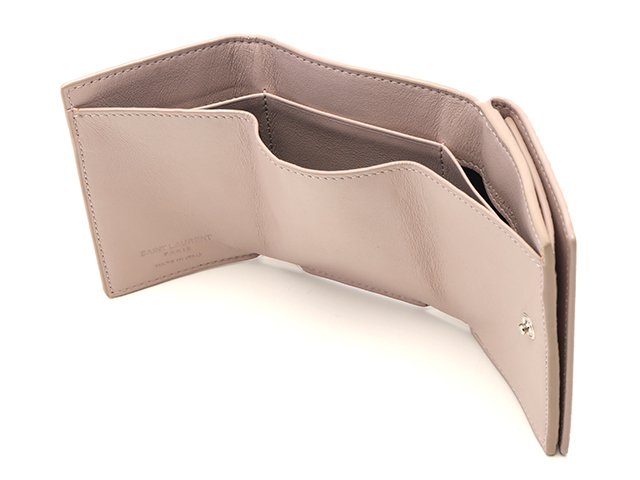 SAINT LAURENT サンローラン 3つ折り財布 タイニーウォレット