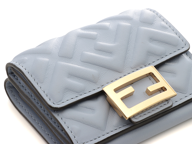 FENDI フェンディ 財布 レディース 8M0395 バゲット マイクロ 三つ折り