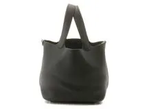HERMES エルメス ハンドバッグ ピコタンロックMM ブラック