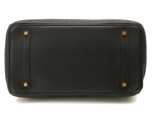 □G刻印 HERMES エルメス バーキン35 ブラック/GP トゴ