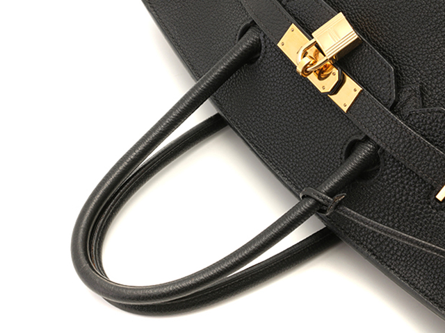 □G刻印 HERMES エルメス バーキン35 ブラック/GP トゴ