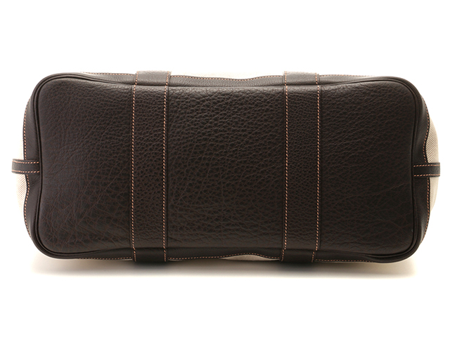 美品　エルメス　ガーデンパーティー　PM マロン　保存袋付き HERMES エルメス ガーデンパーティPM マロン/ナチュラル/SV 刻印