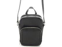 グッチ ブラックレザー ショルダーバッグ GUCCI グッチ GGエンボス ショルダーバッグ レザー 658553 0416