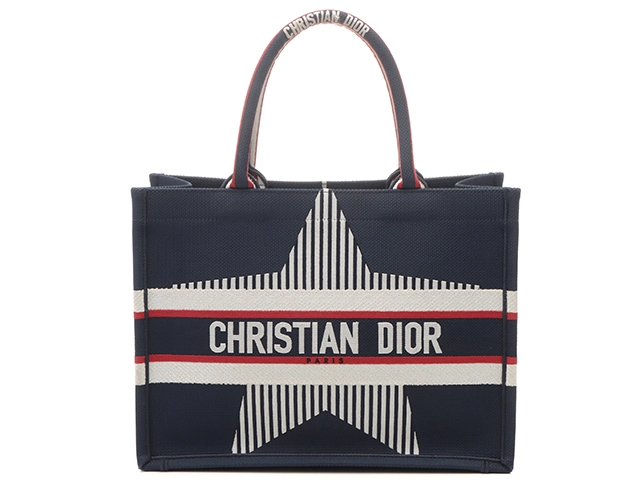 DIOR ディオール ALPS STARブックトートミディアム ネイビー
