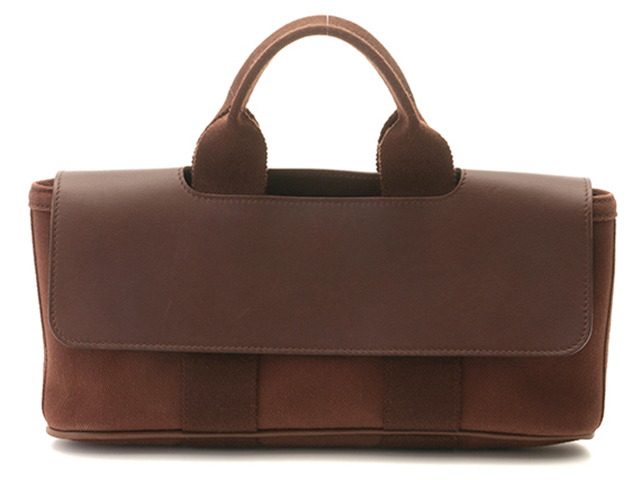 エルメス　ヴァルパライソ PM HERMES エルメス ヴァルパライソロングPM ブラウン/シルバー金具