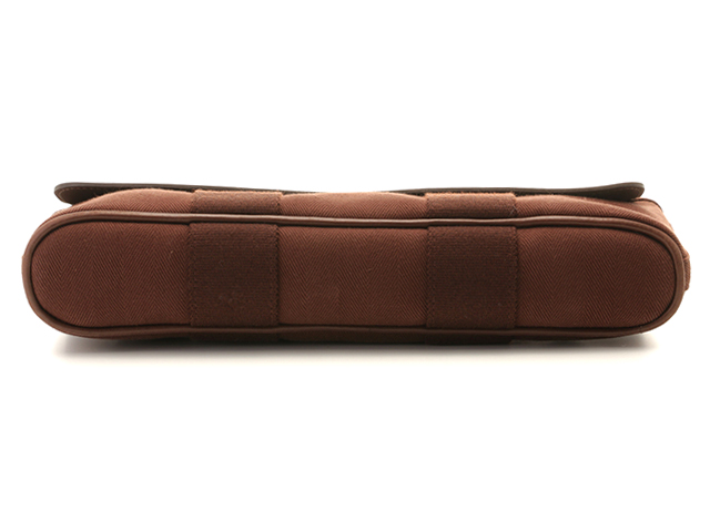 HERMES エルメス ヴァルパライソロングPM ブラウン/シルバー金具