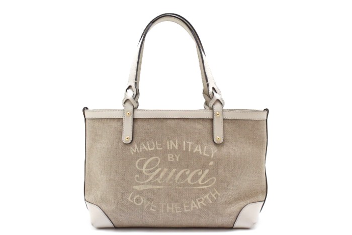 GUCCI グッチ クラフトトートバッグ 269878 ナチュラル/ホワイト
