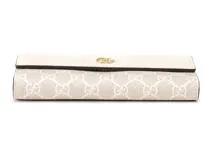 GUCCI グッチ 長財布 ダブルGスプルーム ロングフラップ