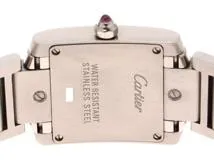 Cartier　カルティエ　フランセーズSM　W51028Q3　腕時計　ピンクシェル文字盤　クオーツ　ステンレススチール　レディース　2148103900716　【205】