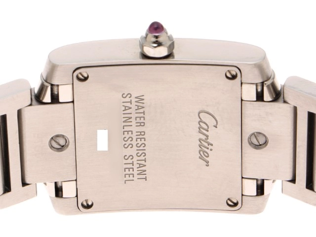 Cartier　カルティエ　フランセーズSM　W51028Q3　腕時計　ピンクシェル文字盤　クオーツ　ステンレススチール　レディース　2148103900716　【205】