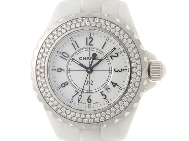 CHANEL クリスタル装飾 ホワイト文字盤 腕時計 楽天市場】シャネル CHANEL J12 コズミック 33MM 数量限定 H7990