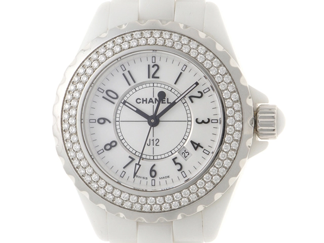 CHANEL J12 33mm セラミック クオーツ 天然ダイヤベゼル・ベルト 楽天市場】CHANEL シャネル J12 ダイヤモンド クロマティック