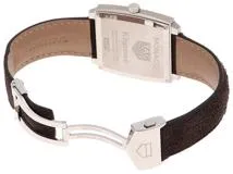 TAG HEUER タグホイヤー 腕時計 モナコ レディ キングスマン WAW131C.FC6419 ブラウン文字盤 スティール/革 クォーツ【432】2148103901058