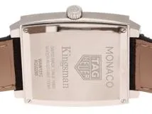TAG HEUER タグホイヤー 腕時計 モナコ レディ キングスマン WAW131C.FC6419 ブラウン文字盤 スティール/革 クォーツ【432】2148103901058