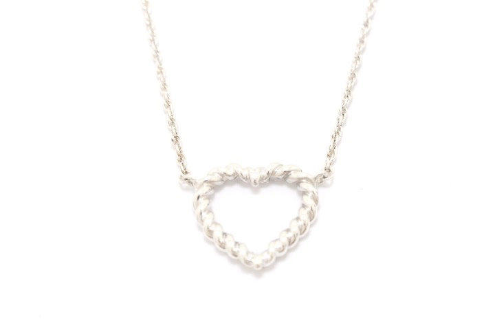 TIFFANY&CO ティファニー ツイストハート ネックレス SV シルバー925