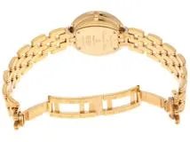 Christian Dior ディオール バギラ D46-154-4 GP ブラック文字盤 クォーツ 【460】2148103901331