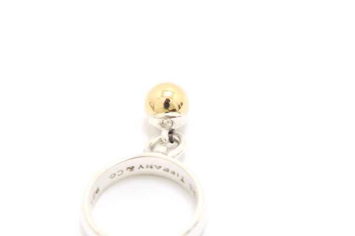 TIFFANY&Co. ティファニー ボールダングル リング シルバー925製 TIFFANY&CO ティファニー 鈴チャームボールダングル リング シルバー